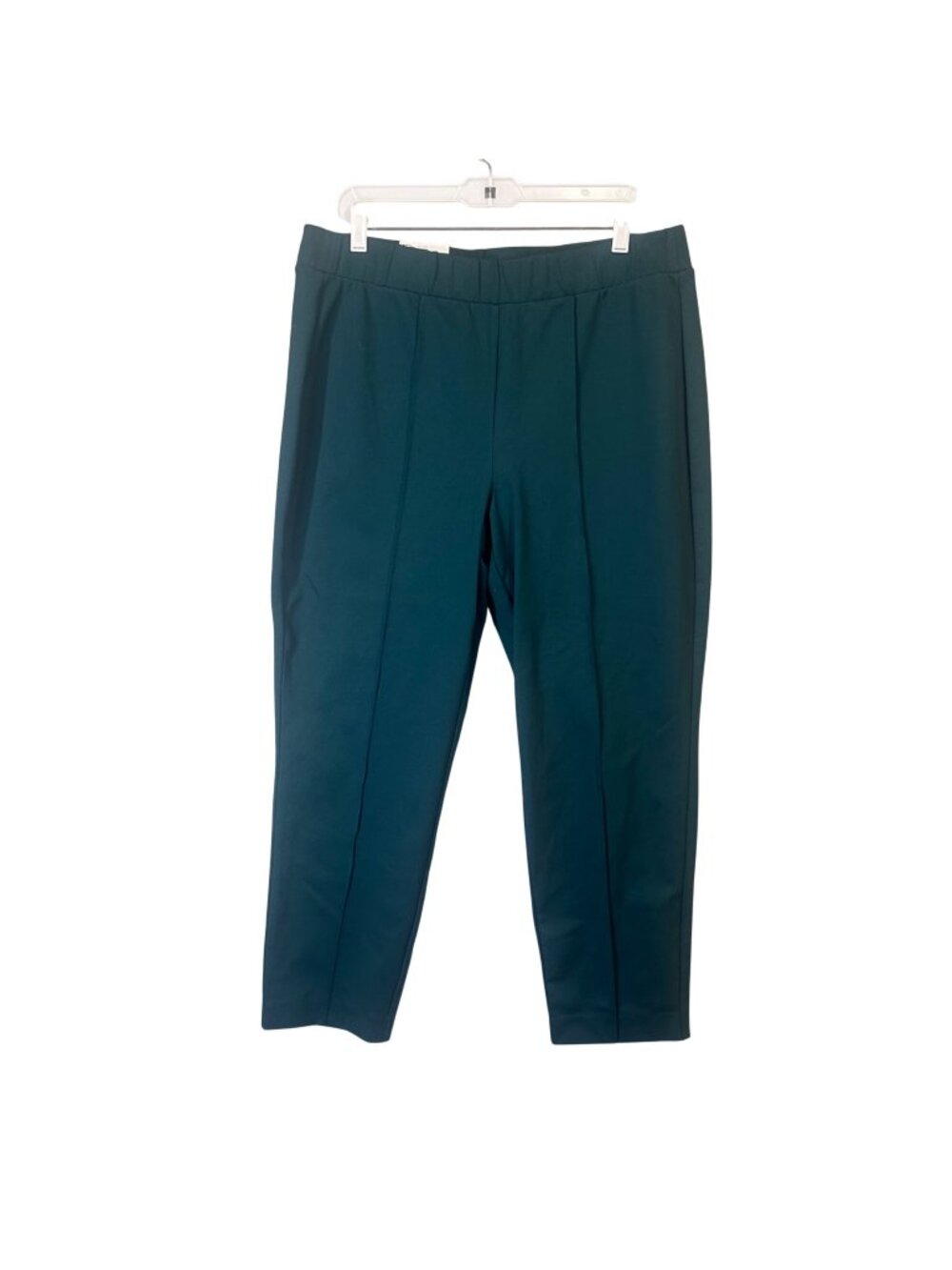 Croft & Barrow Womens Favorite Tapered Ankle Pants Green Size L NWT